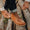 Our couleur naturelle cuir de veau Famej bottes lacées - Wear picture 4