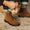 Our couleur naturelle cuir de veau Pacciasass bottes lacées - Wear picture 1