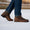 Our couleur naturelle daim Resegott chaussures de marche - Wear picture 1