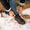 Our couleur naturelle daim Resegott chaussures de marche - Wear picture 1