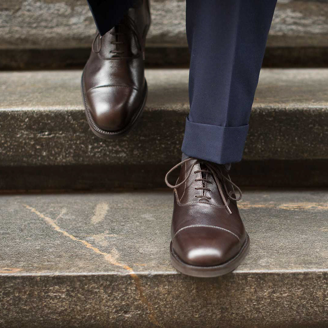 Oxfords couleur marron pour homme Velasca