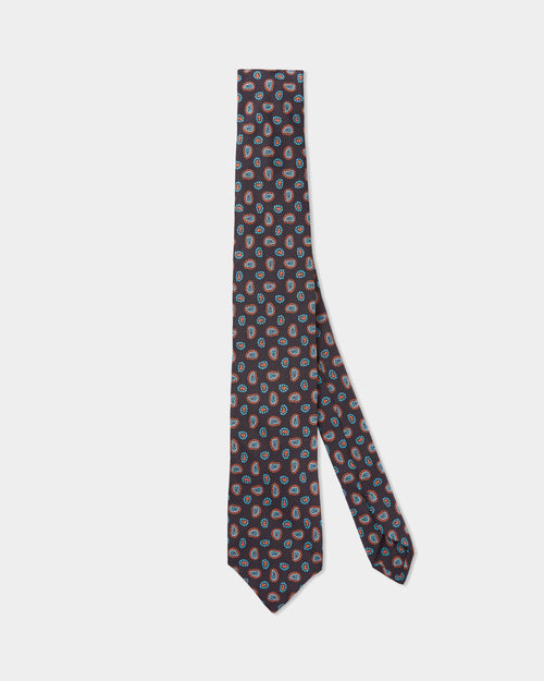Cravate Jaeger 100% Soie Neuve - Multicolore - Pour Homme