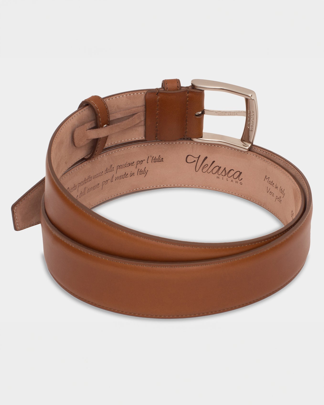 Ceinture Homme Losange écossais 40mm - Fabriquée En Italie - Acrylique Et Polyester