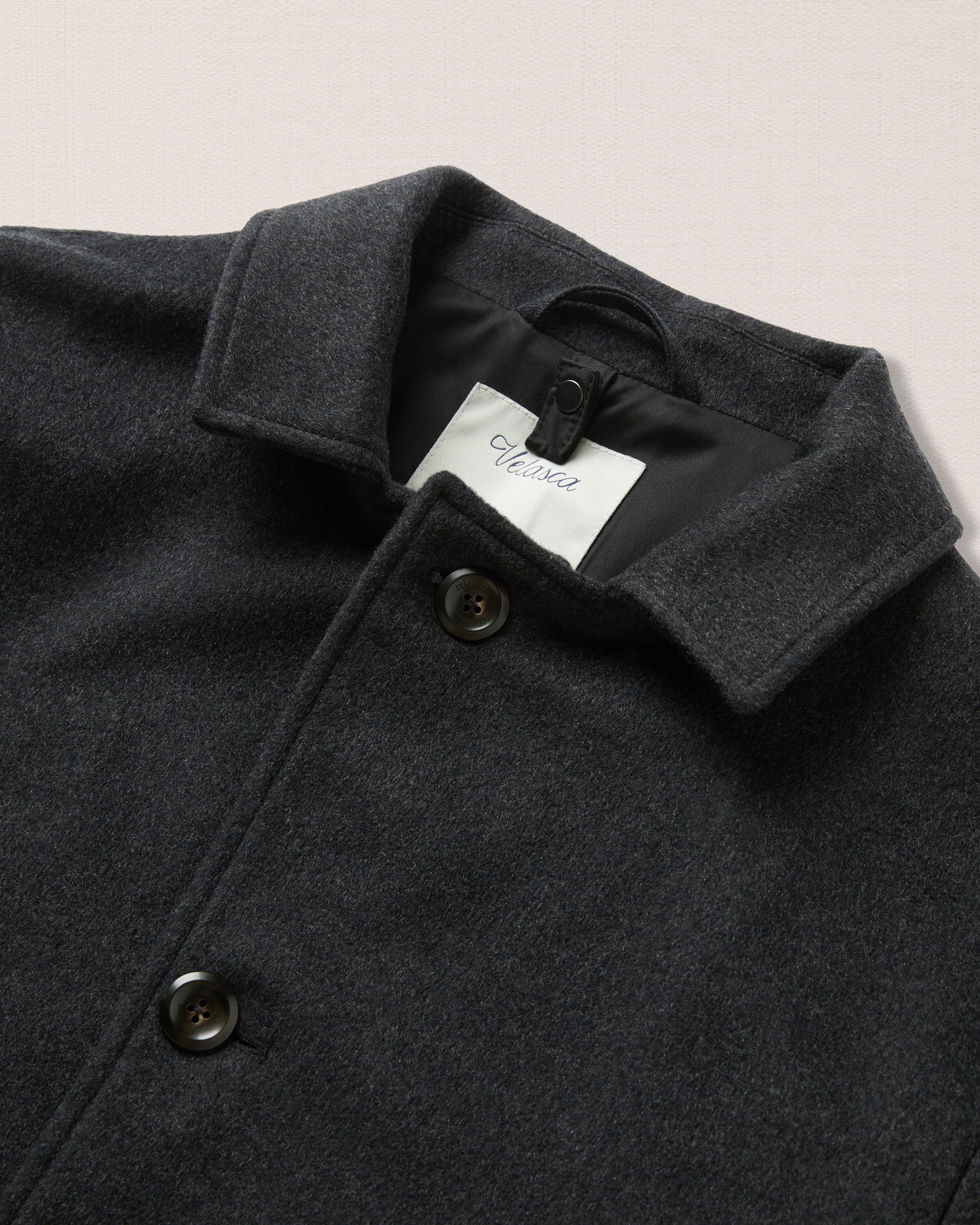 Manteau Luca Morandi En Cachemire Gris - Taille 44, Vintage - Occasion Très Bon état