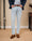 Our Bleu délavage clair denim comfort (98% coton denim, 2% élasthanne) Maruggio slim jeans - Picture 7 - Velasca