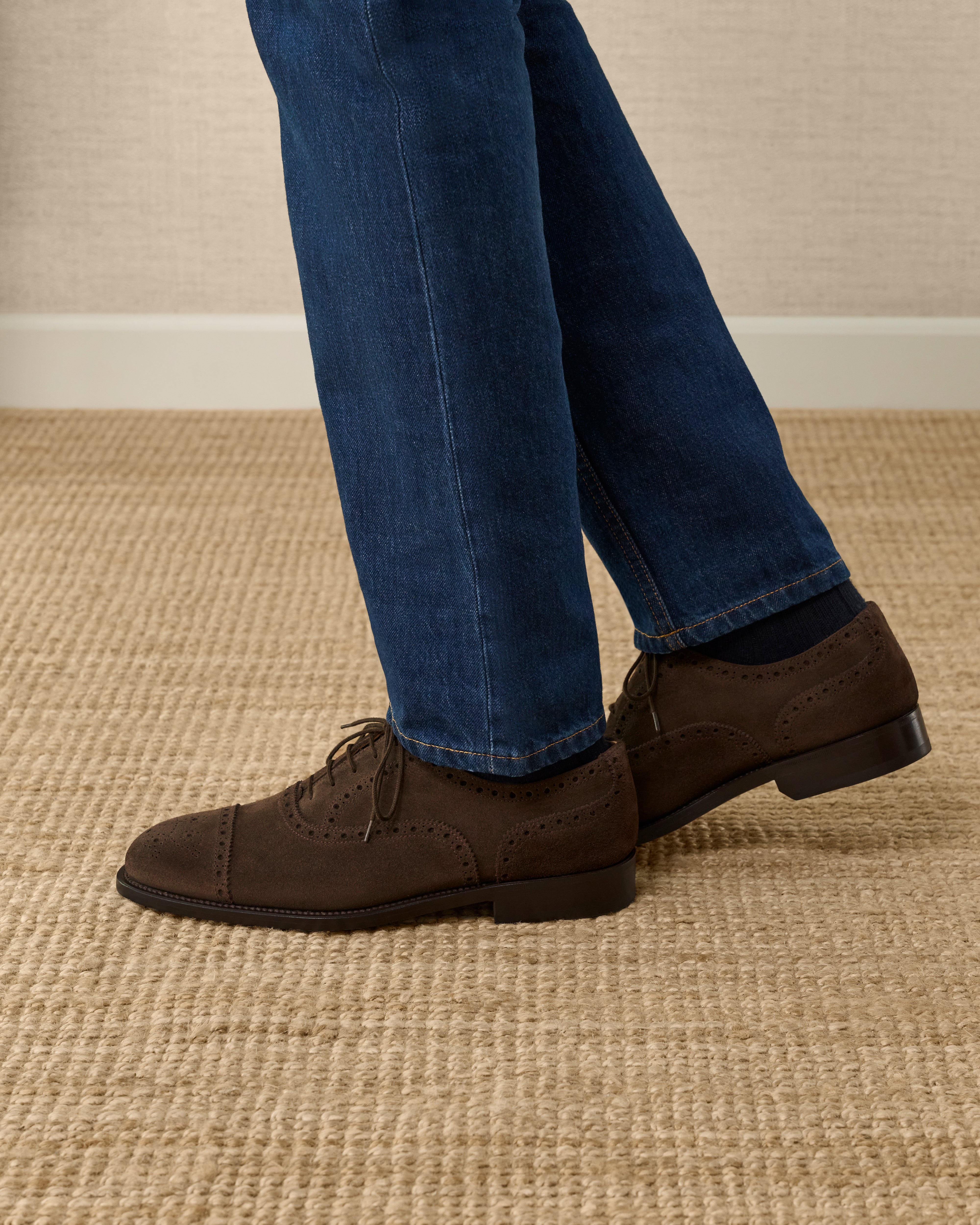 Chaussures Oxford SAS En Daim Marron Taille 6.5 W - Occasion, Peu Portées