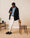 Our Bleu foncé 80% laine vierge 20% polyamide Bettona veste militaire - Picture 9 - Velasca