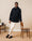 Our Bleu foncé 80% laine vierge 20% polyamide Bettona veste militaire - Picture 11 - Velasca