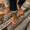 Our couleur naturelle cuir de veau Famej bottes lacées - Wear picture 3