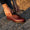 Our couleur naturelle cuir de veau Fondeghee derbies country - Wear picture 1